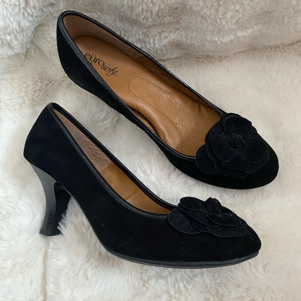 Women’s Floral Black heels